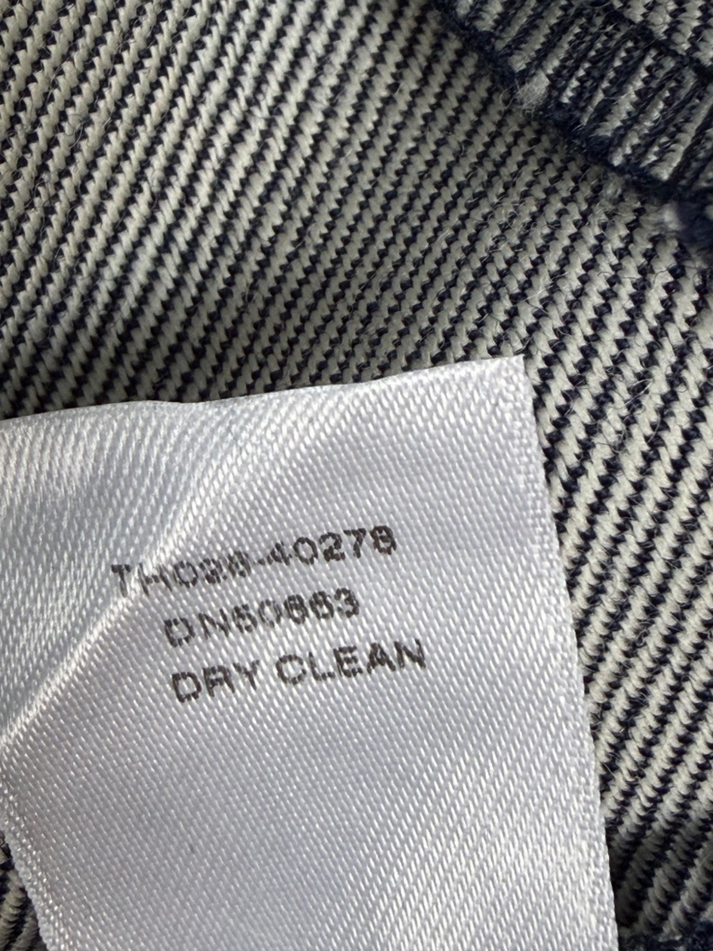 Pendleton Women’s Virgin Wool Gray Navy Twill Tailored Trousers Pants Size 6 - Picture 7 of 12